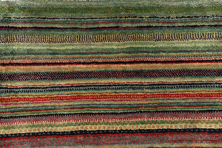 Multi Colored Gabbeh 6' x 9' - No. 56011 - ALRUG Rug Store