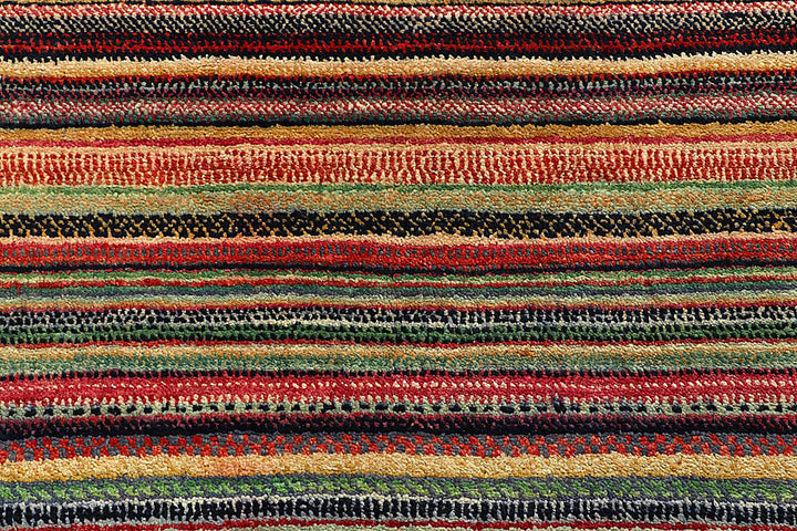 Multi Colored Gabbeh 6' x 9' - No. 56011 - ALRUG Rug Store