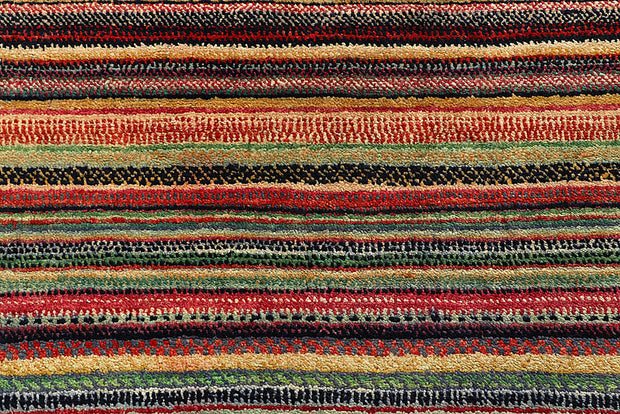 Multi Colored Gabbeh 6' x 9' - No. 56011 - ALRUG Rug Store