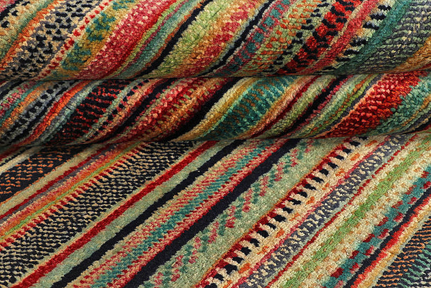 Multi Colored Gabbeh 6' x 9' - No. 56011 - ALRUG Rug Store