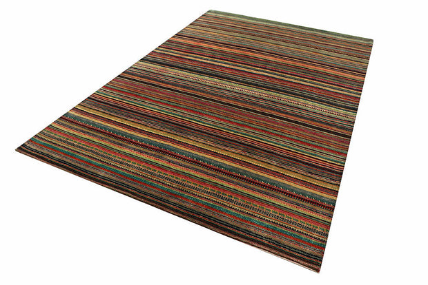 Multi Colored Gabbeh 6' x 9' - No. 56011 - ALRUG Rug Store