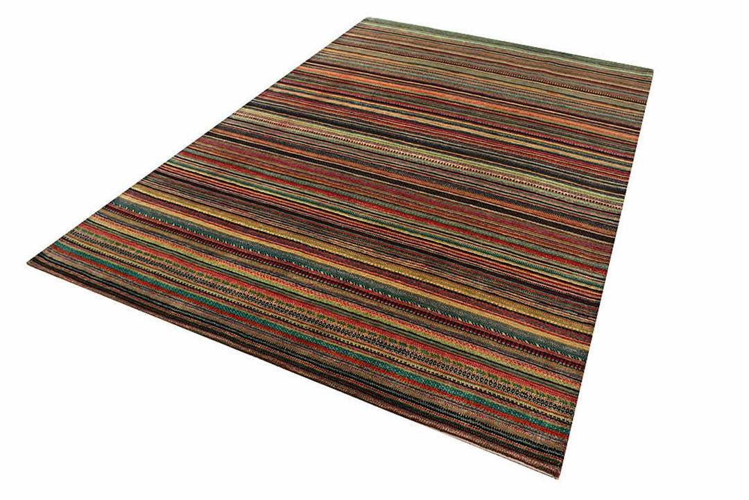 Multi Colored Gabbeh 6'  x" 9' " - No. QA26180