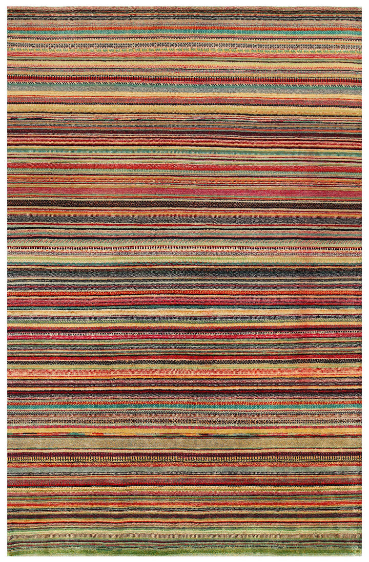 Multi Colored Gabbeh 6'  x" 9' " - No. QA26180