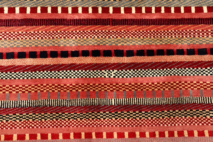 Multi Colored Gabbeh 5' 11 x 8' - No. 56013 - ALRUG Rug Store