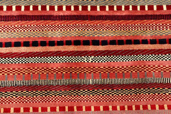 Multi Colored Gabbeh 5'  11" x 8' " - No. QA52667