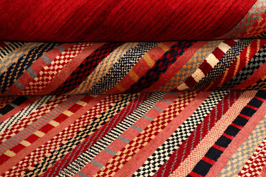 Multi Colored Gabbeh 5'  11" x 8' " - No. QA52667