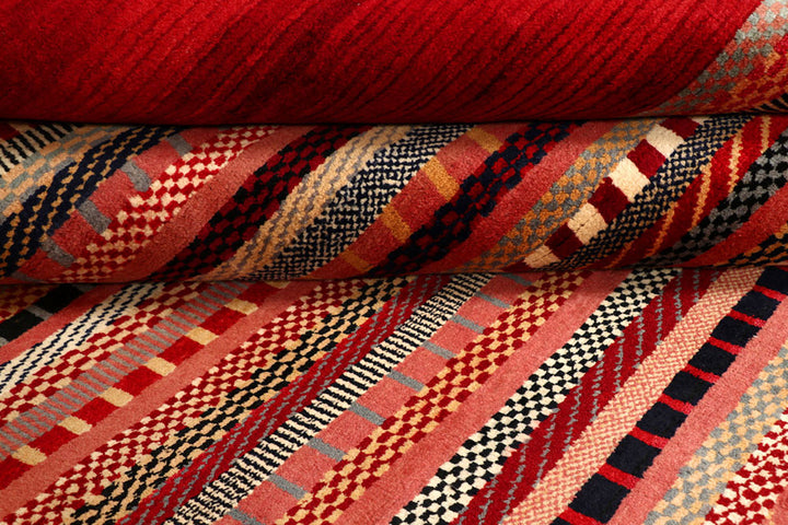 Multi Colored Gabbeh 5'  11" x 8' " - No. QA52667