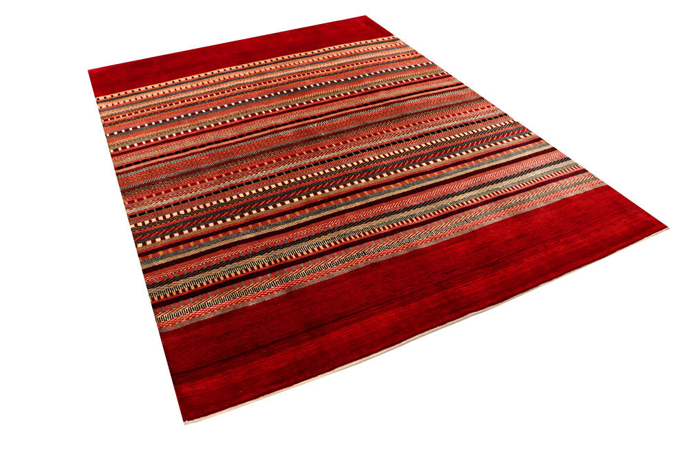 Multi Colored Gabbeh 5' 11 x 8' - No. 56013 - ALRUG Rug Store