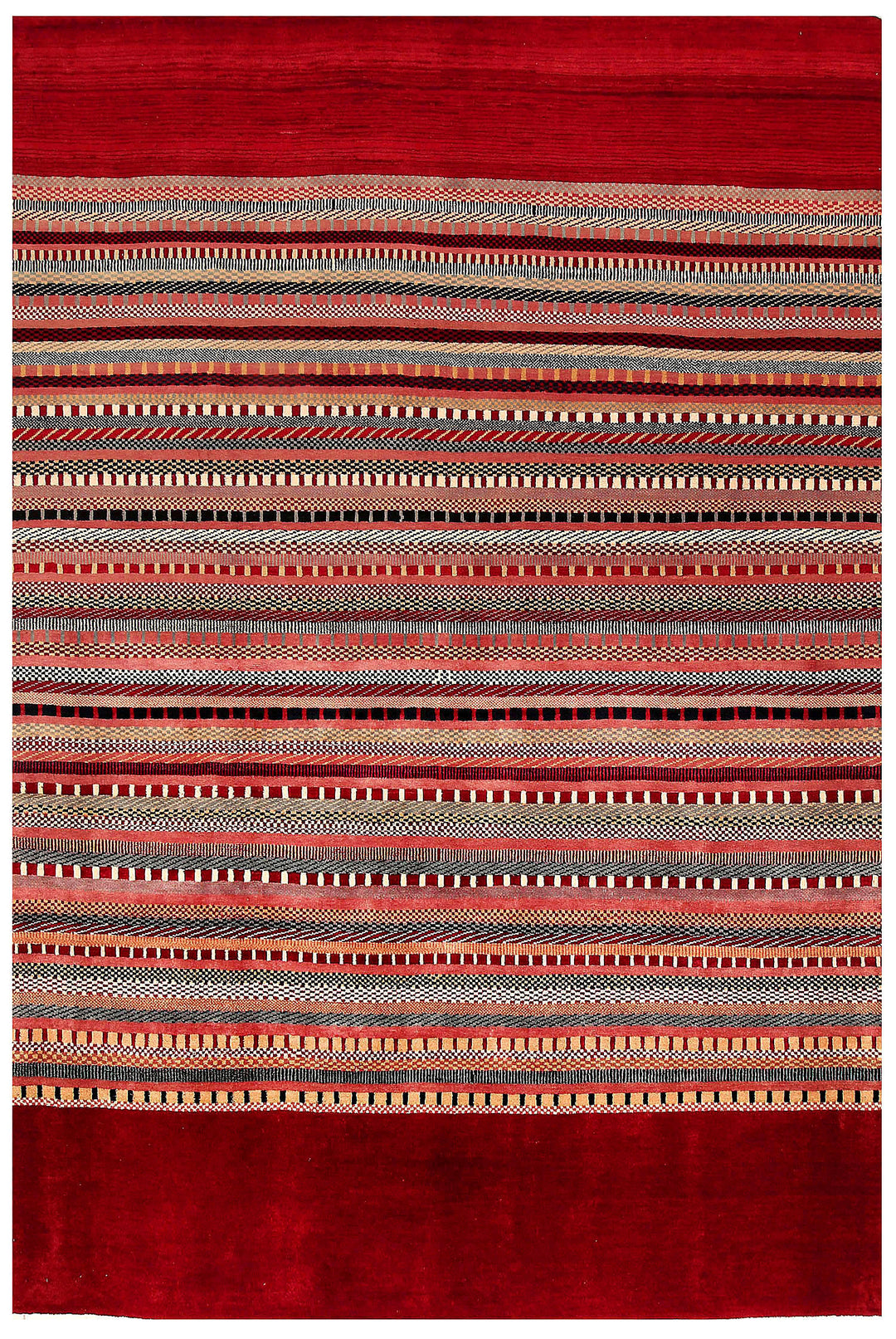 Multi Colored Gabbeh 5' 11 x 8' - No. 56013 - ALRUG Rug Store