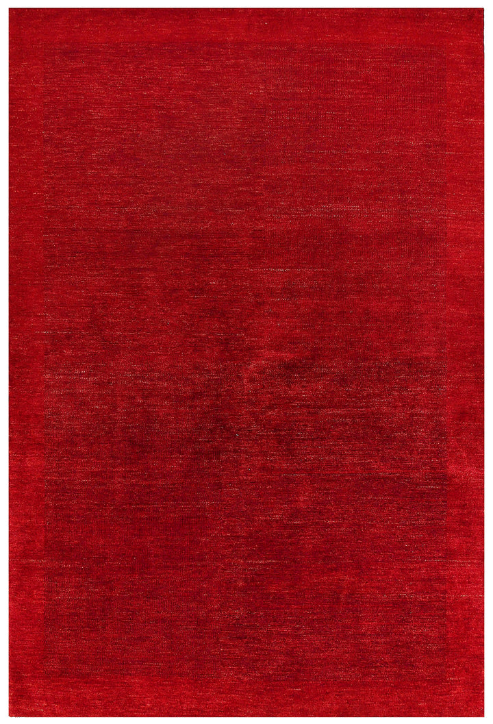 Firebrick Gabbeh 5' 10 x 8' 10 - No. 56021 - ALRUG Rug Store