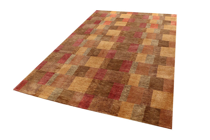 Multi Colored Gabbeh 5'  11" x 9'  2" - No. QA46805
