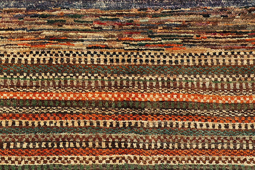 Multi Colored Gabbeh 5'  5" x 5'  9" - No. QA32021