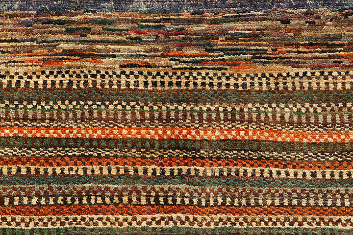 Multi Colored Gabbeh 5'  5" x 5'  9" - No. QA32021