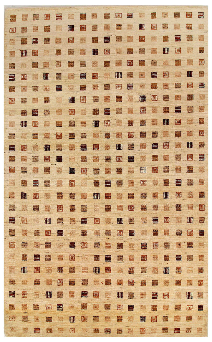 Wheat Gabbeh 6'  x" 9'  9" - No. QA98698