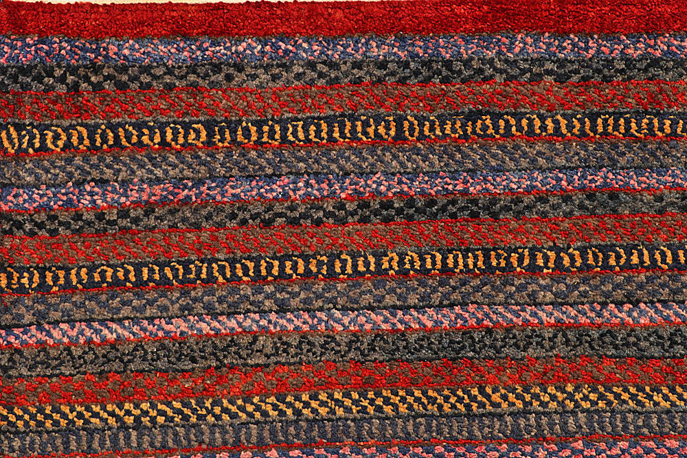 Multi Colored Gabbeh 6' 6 x 7' 10 - No. 56026 - ALRUG Rug Store
