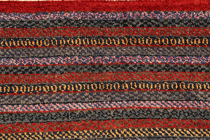 Multi Colored Gabbeh 6' 6 x 7' 10 - No. 56026 - ALRUG Rug Store