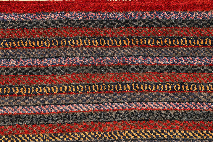Multi Colored Gabbeh 6'  6" x 7'  10" - No. QA53275