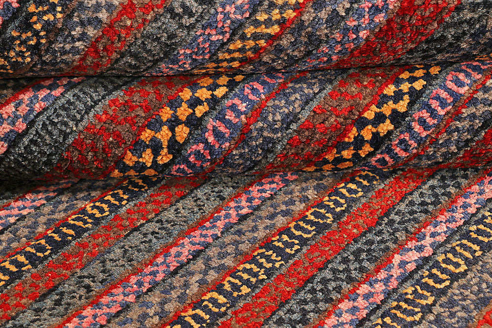 Multi Colored Gabbeh 6' 6 x 7' 10 - No. 56026 - ALRUG Rug Store