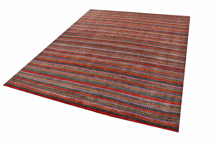 Multi Colored Gabbeh 6'  6" x 7'  10" - No. QA53275