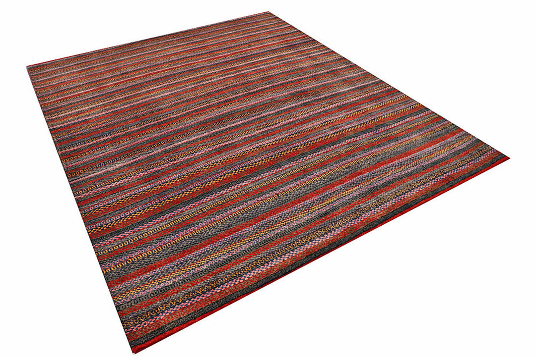 Multi Colored Gabbeh 6'  6" x 7'  10" - No. QA53275
