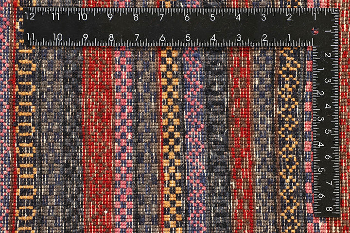 Multi Colored Gabbeh 6' 6 x 7' 10 - No. 56026 - ALRUG Rug Store