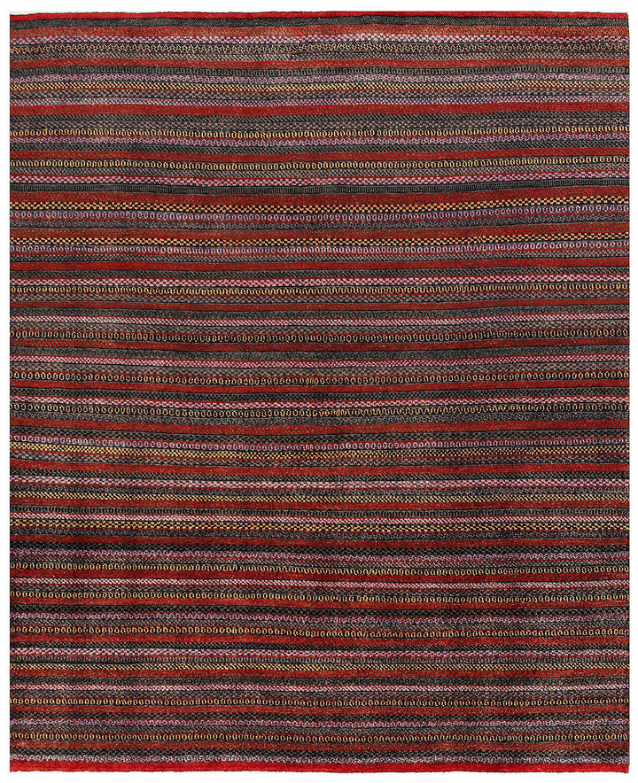 Multi Colored Gabbeh 6' 6 x 7' 10 - No. 56026 - ALRUG Rug Store
