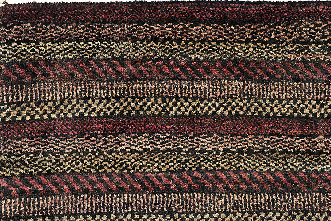 Multi Colored Gabbeh 6'  8" x 8'  2" - No. QA17975