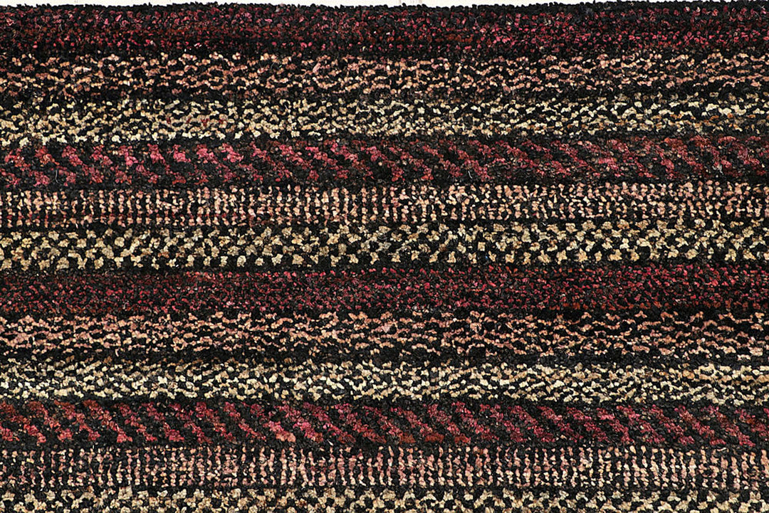 Multi Colored Gabbeh 6'  8" x 8'  2" - No. QA17975