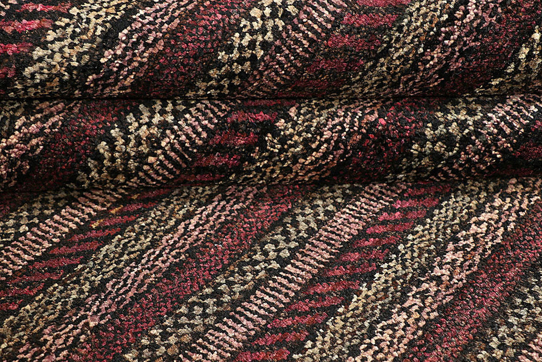 Multi Colored Gabbeh 6'  8" x 8'  2" - No. QA17975