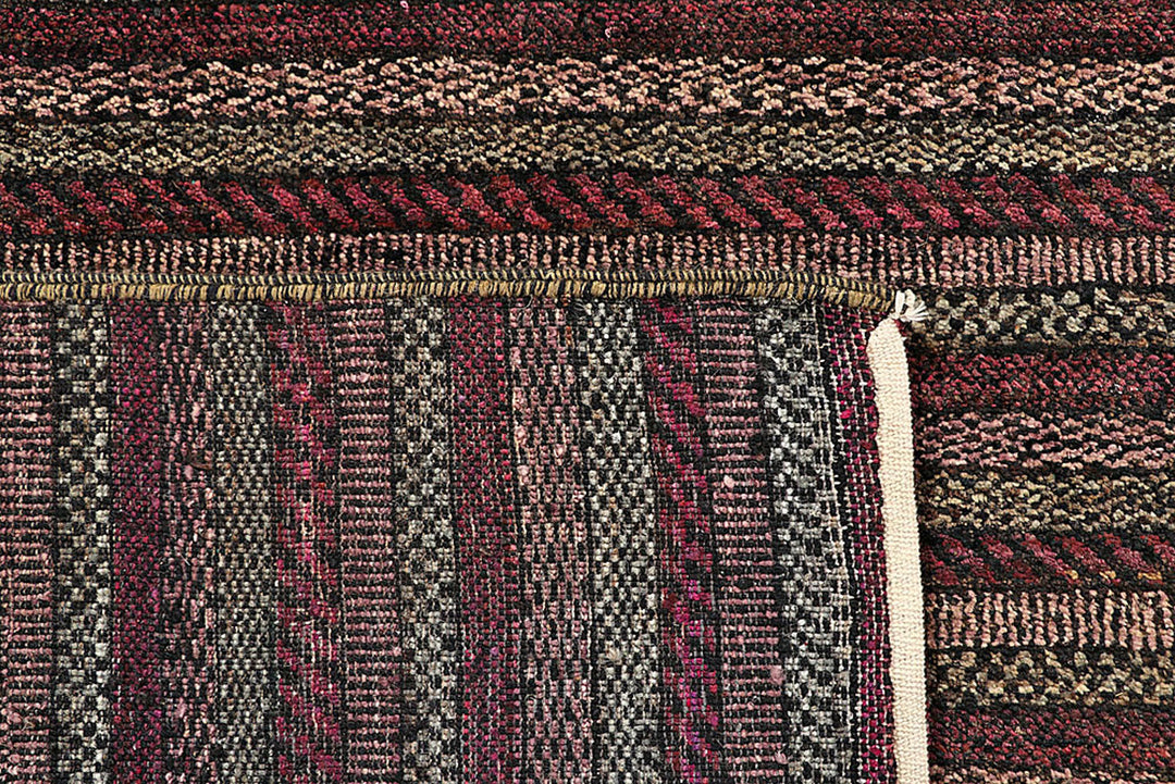 Multi Colored Gabbeh 6'  8" x 8'  2" - No. QA17975