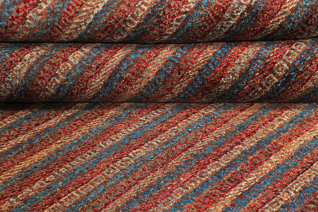 Multi Colored Gabbeh 6'  7" x 7'  10" - No. QA74935