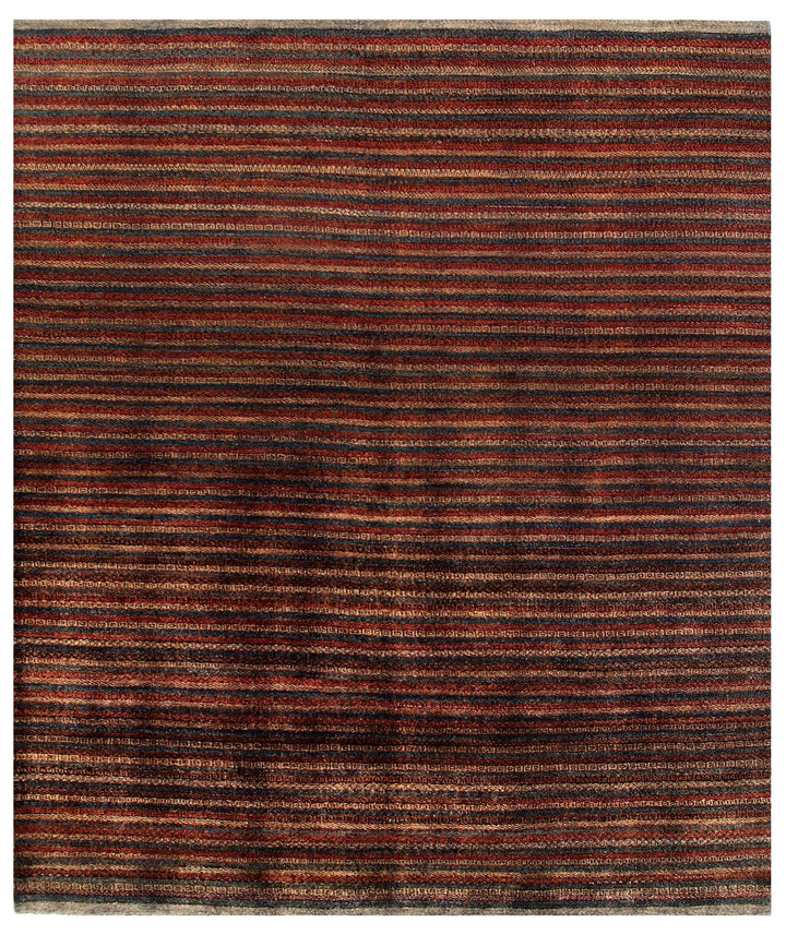 Multi Colored Gabbeh 6'  7" x 7'  10" - No. QA74935