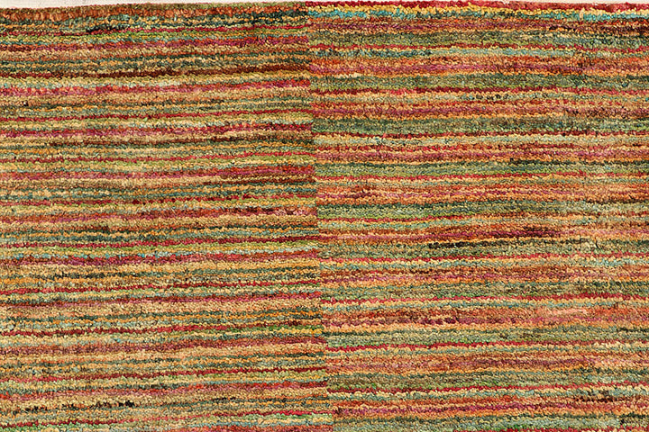 Multi Colored Gabbeh 8'  2" x 9'  5" - No. QA20457