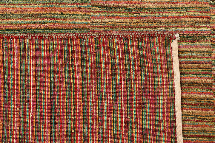 Multi Colored Gabbeh 8'  2" x 9'  5" - No. QA20457