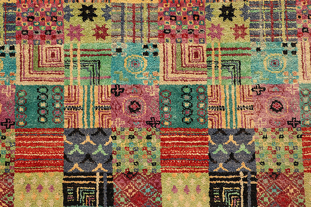 Multi Colored Gabbeh 8' 1 x 9' 10 - No. 56037 - ALRUG Rug Store