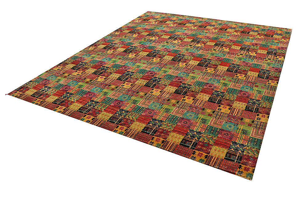 Multi Colored Gabbeh 8' 1 x 9' 10 - No. 56037 - ALRUG Rug Store