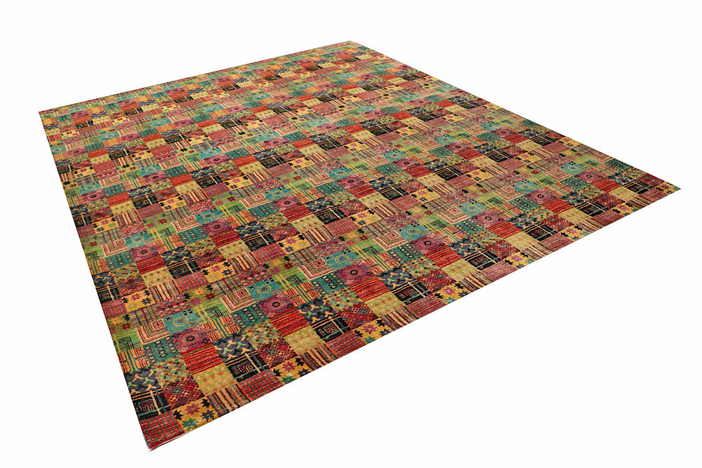Multi Colored Gabbeh 8' 1 x 9' 10 - No. 56037 - ALRUG Rug Store