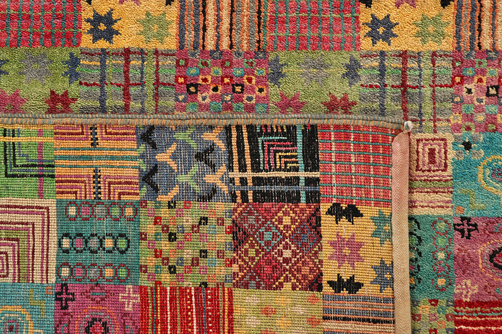 Multi Colored Gabbeh 8' 1 x 9' 10 - No. 56037 - ALRUG Rug Store