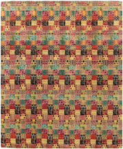 Multi Colored Gabbeh 8' 1 x 9' 10 - No. 56037 - ALRUG Rug Store