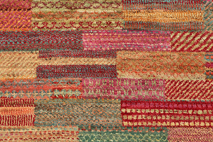 Multi Colored Gabbeh 8'  1" x 11'  4" - No. QA43584