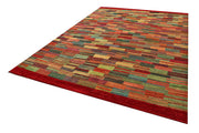 Multi Colored Gabbeh 8' 1 x 11' 4 - No. 56038 - ALRUG Rug Store