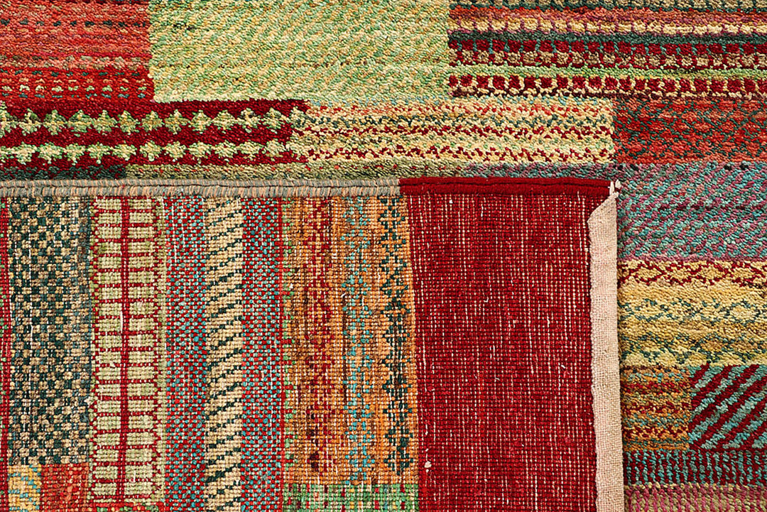 Multi Colored Gabbeh 8'  1" x 11'  4" - No. QA43584
