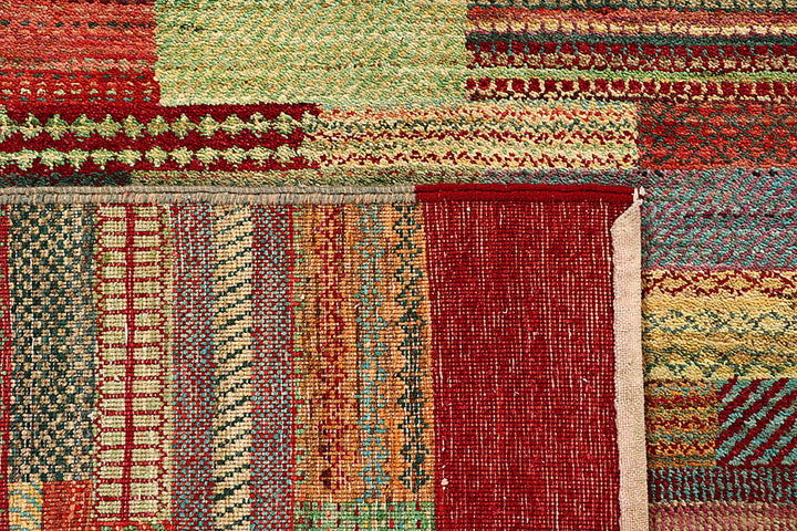 Multi Colored Gabbeh 8'  1" x 11'  4" - No. QA43584
