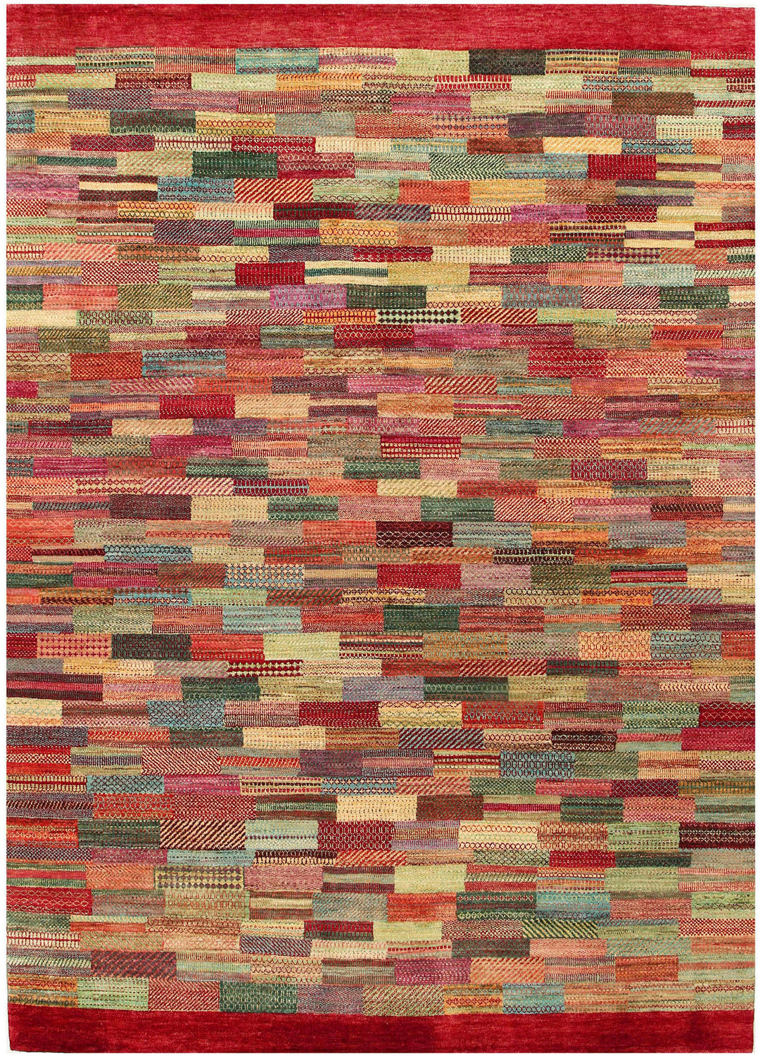 Multi Colored Gabbeh 8' 1 x 11' 4 - No. 56038 - ALRUG Rug Store