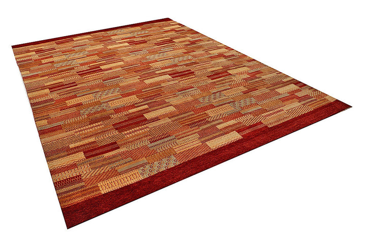 Multi Colored Gabbeh 8'  3" x 11'  4" - No. QA69299