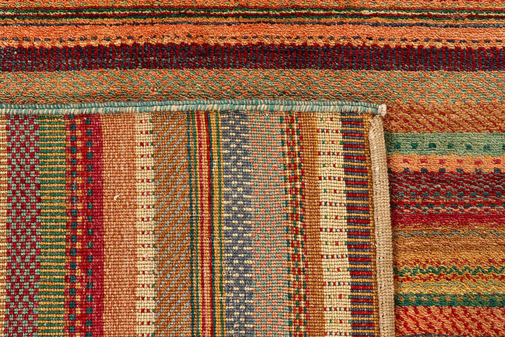 Multi Colored Gabbeh 8'  2" x 11'  7" - No. QA81272