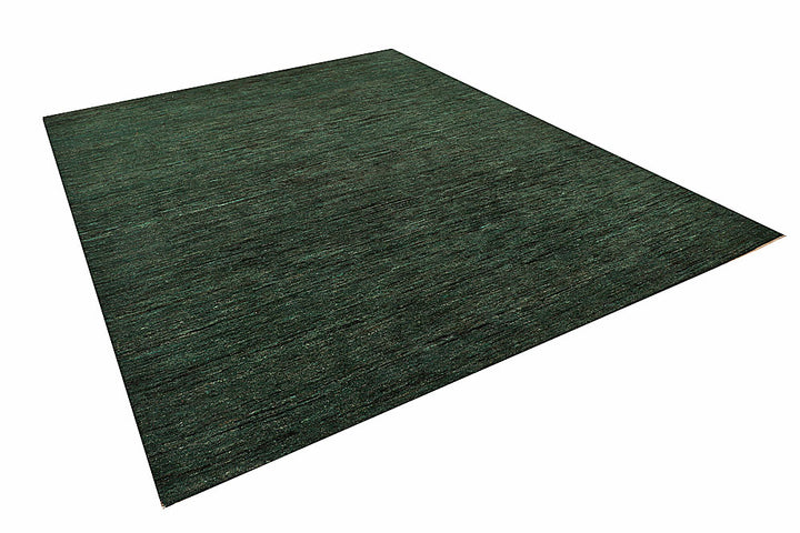 Darkgreen Gabbeh 8' 1 x 10' 4 - No. 56046 - ALRUG Rug Store