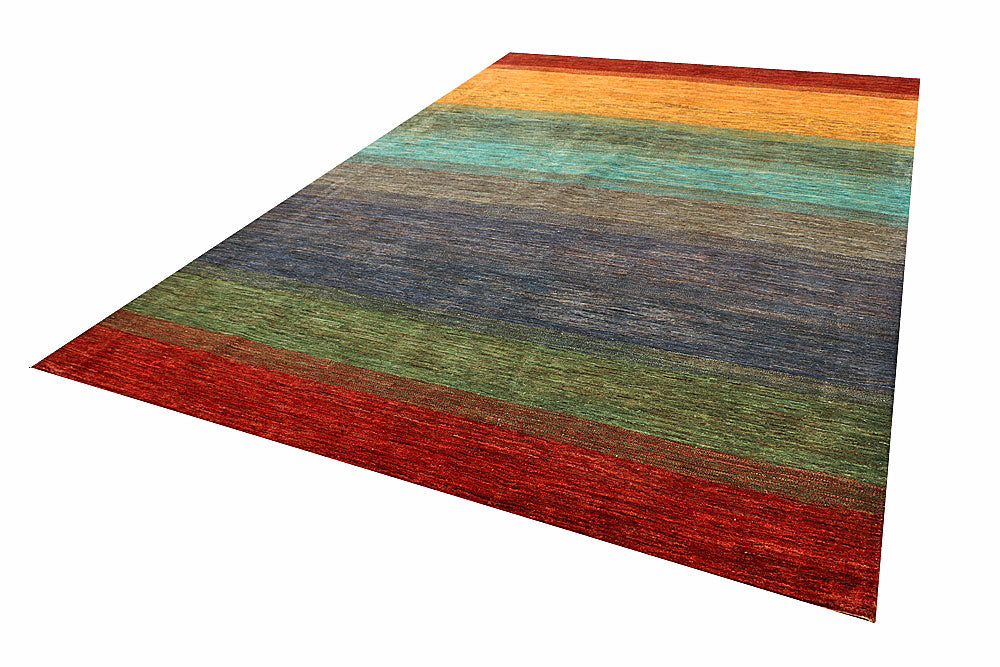 Multi Colored Gabbeh 8' 1 x 11' 10 - No. 56048 - ALRUG Rug Store