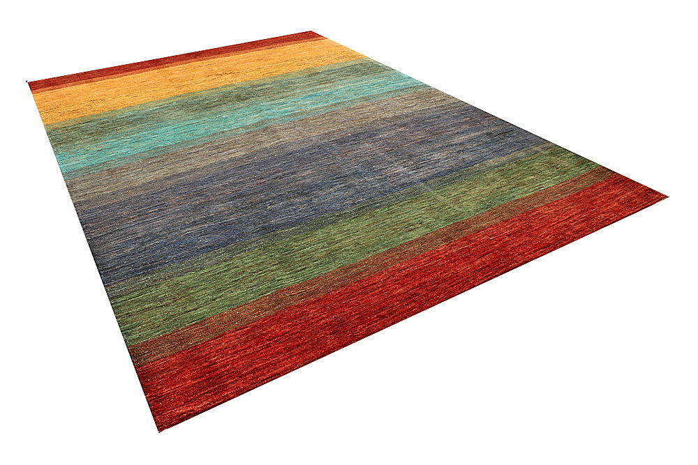 Multi Colored Gabbeh 8' 1 x 11' 10 - No. 56048 - ALRUG Rug Store