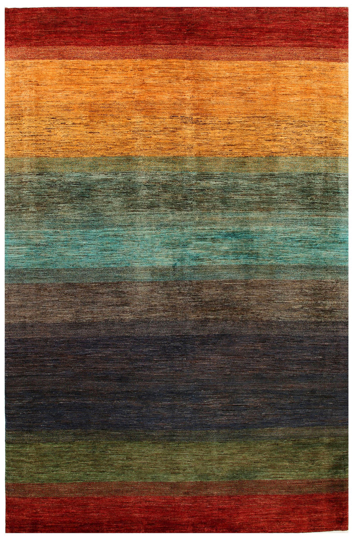 Multi Colored Gabbeh 8' 1 x 11' 10 - No. 56048 - ALRUG Rug Store